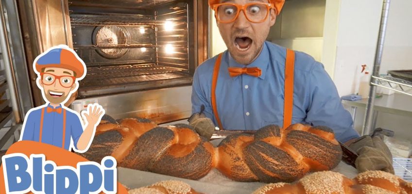 Blippi Visits The Bakery | Educational Videos For Kids | Learning Healthy Eating
