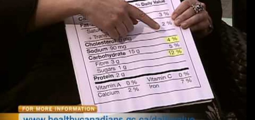 Health Canada Nutrition Facts