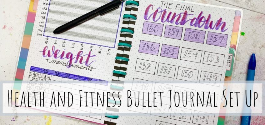 How I Set Up my Health and Fitness Bullet Journal Using 'Happy Planner Notes'