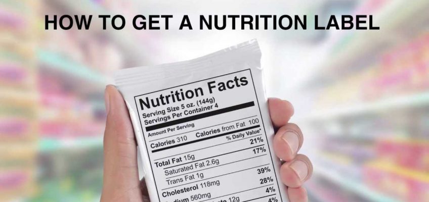 How to Get a Nutrition Label: Nutrition Facts Panels