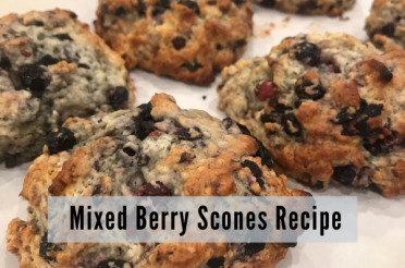Mixed Berry Scones Recipe | Health Stand Nutrition