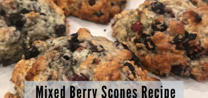 Mixed Berry Scones Recipe | Health Stand Nutrition