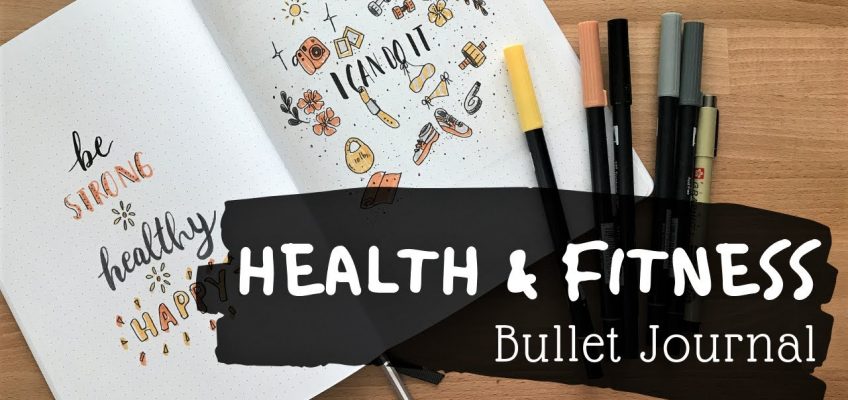 PLAN WITH ME ll 10 Week Health and Fitness Bullet Journal