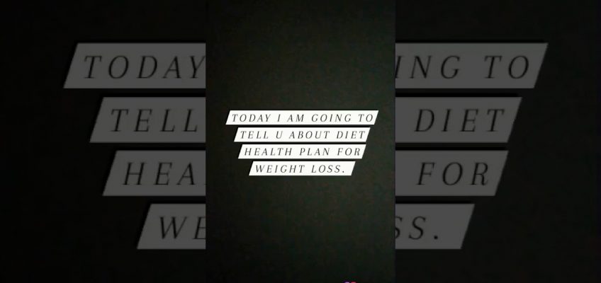 Weight Loss Diet Plan