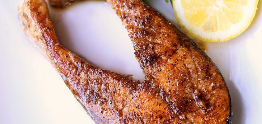 Pan-Fried Salmon Steak Recipe | Healthy Recipes Blog