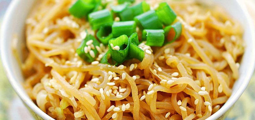 Shirataki Sesame Noodles Recipe | Healthy Recipes Blog