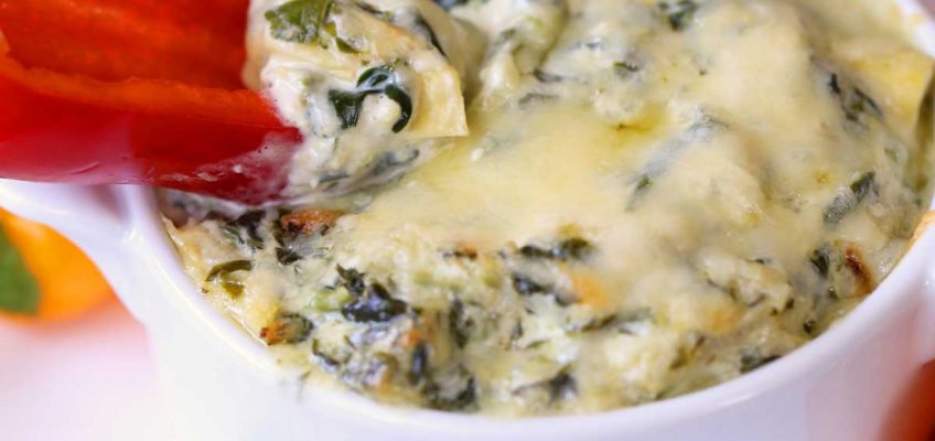 Hot Spinach Artichoke Dip | Healthy Recipes Blog