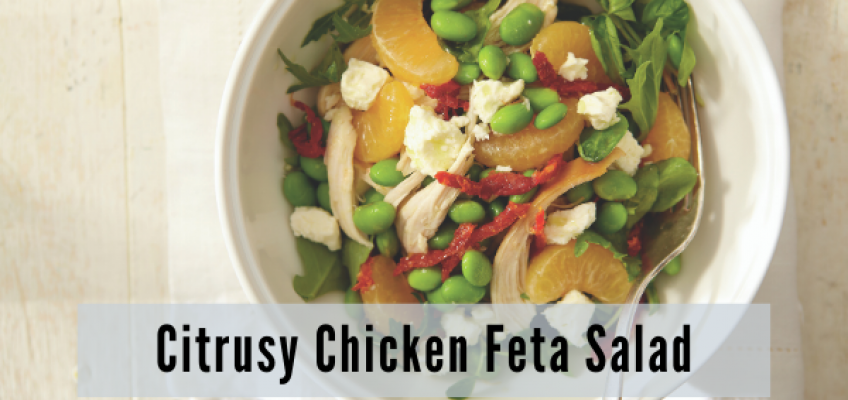 Citrusy Chicken Feta Salad | Health Stand Nutrition