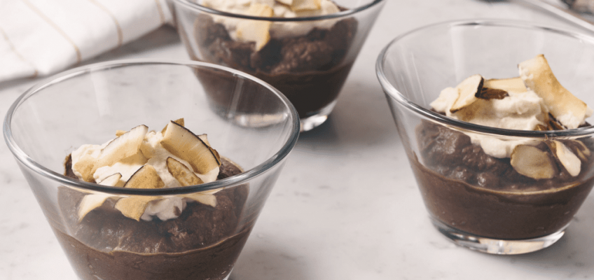 Dark Chocolate Almond Mousse