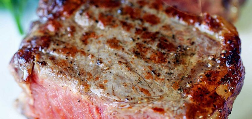 Reverse Sear New York Strip Steak