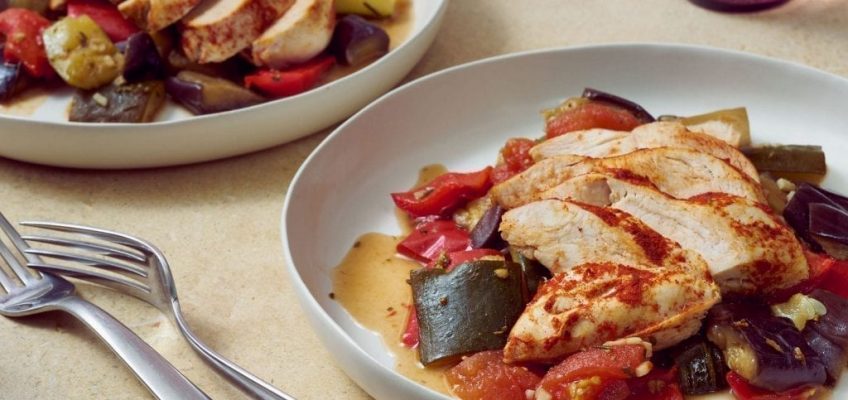 Slow Cooker Ratatouille Chicken