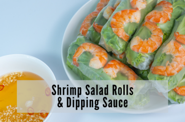 Shrimp Salad Rolls & Dipping Sauce