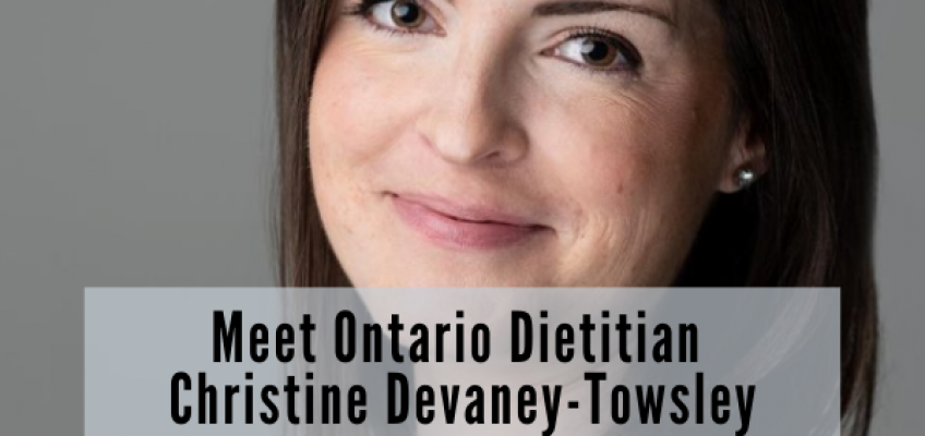 Get to Know your Ontario Dietitian Christine Devaney-Towsley